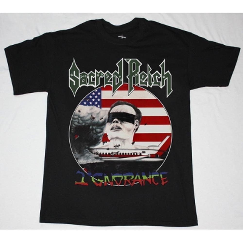 Sacred Reich Ignorance 87 Shirt, Black Graphic Metal Music Fan Unisex Tee 05